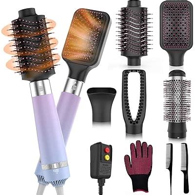 HXG Hot Air Brush with 5 Replaceable Heads, 3 India | Ubuy