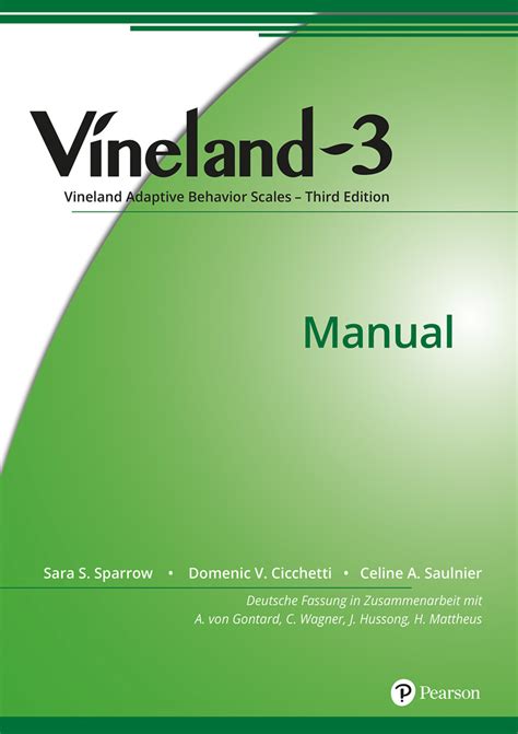 Vineland-3 - Vineland Adaptive Behavior Scales – Third Edition | Hogrefe
