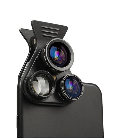 PICKOGEN 5 in 1 Cell Phone Camera Lens - 2.5X Telephoto Lens + 0.62X ...