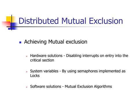 Mutual Exclusion Operating System 的图像结果