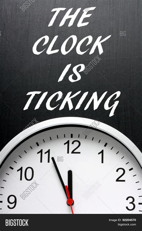 Clock Ticking Image & Photo (Free Trial) | Bigstock