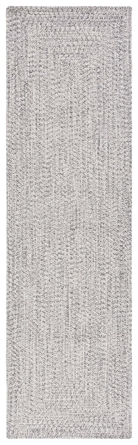 SAFAVIEH Braided Gino Distressed Machine Washable Reversible Runner Rug ...