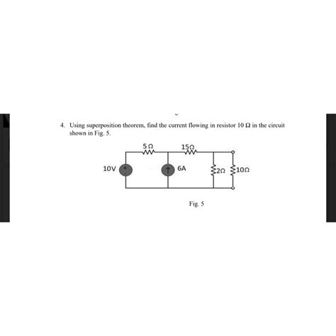 Image result for Find Current Using Superposition Theorem