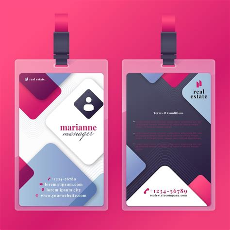 Id tag template Images - Free Download on Freepik