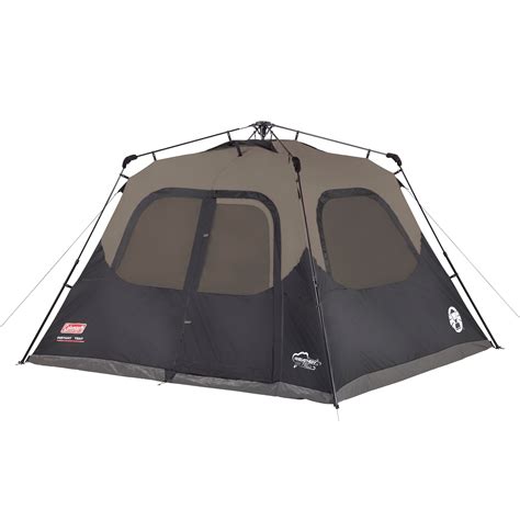 Coleman 6-Person Fast Pitch Family Cabin Camping Tent with Instant ...