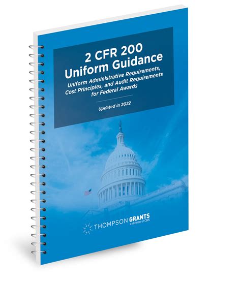 2 CFR 200 Uniform Guidance: Updated in 2022 by Thompson Grants | Goodreads