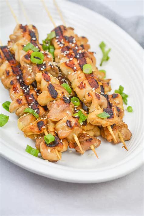 Grilled Teriyaki Chicken Skewers