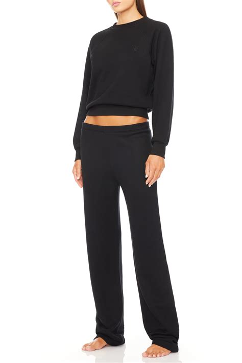 Straight Leg Sweatpant Black – ETERNE