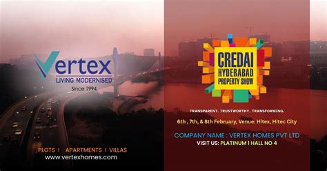 Credai Hyderabad Property Show , Hitex Exhibition Center Road, Hitec ...