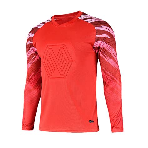 inhzoy Kids Youth Padded Goalkeeper Jersey Football Long Sleeve Goalie ...