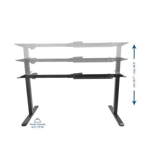 Single Motor Electric Stand up Desk Frame - TEKAVO
