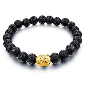 Buy YouBella Fashion Jewellery Natural Healing Stones Divine Buddha ...