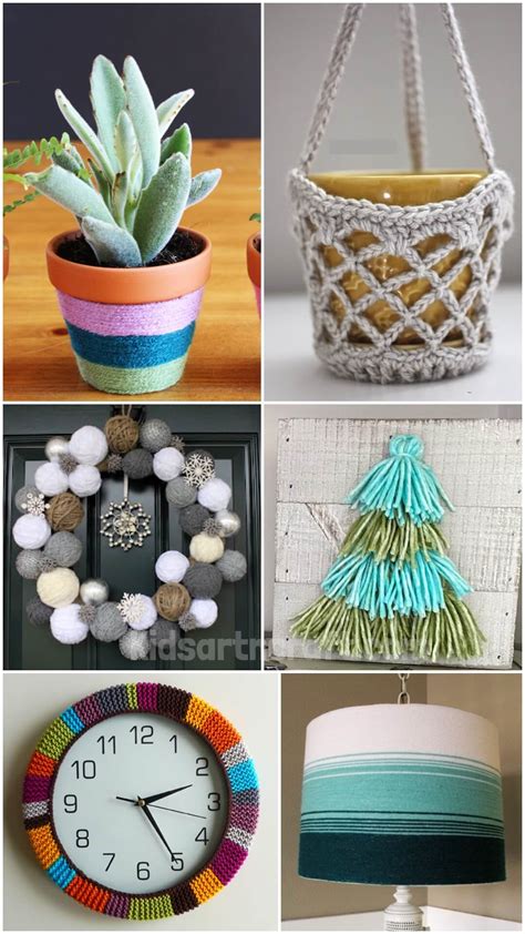 Amazing Yarn Crafts And Ideas To Sell - Kids Art & Craft