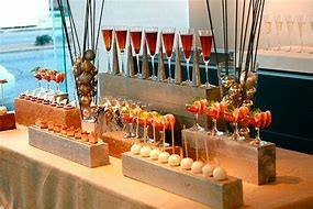 Image result for Setting Up a Drinks Table