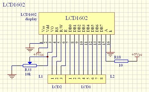 单片机笔记之LCD1602显示屏_lcd1603引脚图-CSDN博客