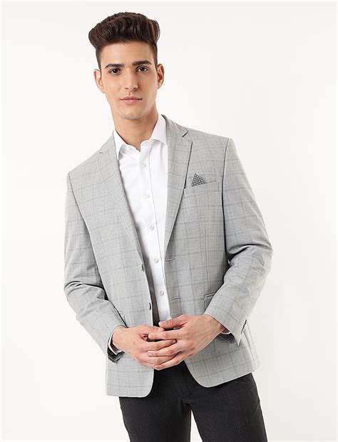Buy Checked Lapel Collar Blazer at Marks & Spencer