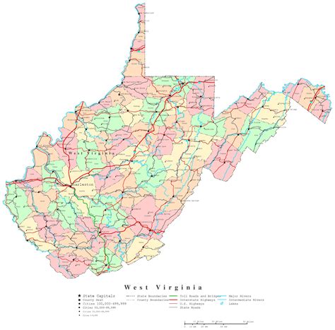 World Maps Library - Complete Resources: Maps West Virginia Counties