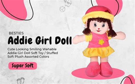 Buy BESTIES Cute Looking Smiling Addie Girl Doll Soft Toy/Stuffed Soft ...
