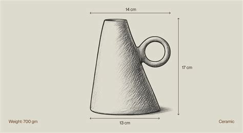 Midori Ceramic Vase - Small Vase for Flowers | Gharko
