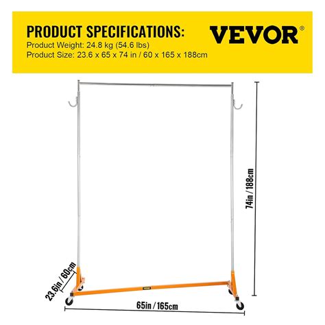 VEVOR Z Rack, 300 lbs Industrial Grade Z Base India | Ubuy