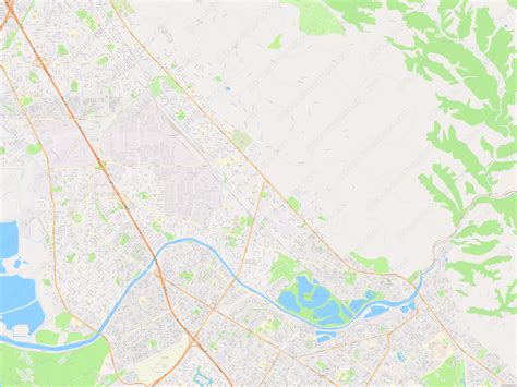 Union City - Modern Atlas Vector Map [1:10K] | Boundless Maps