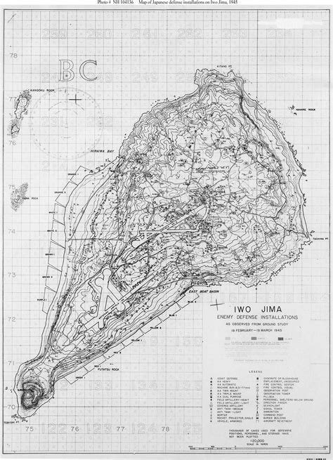 Iwo Jima Operation - Maps and Wide-Area Aerial Views of Iwo Jima ...
