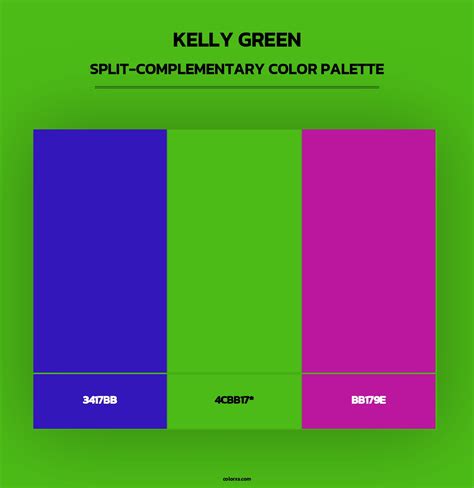 Kelly Green color palettes - colorxs.com