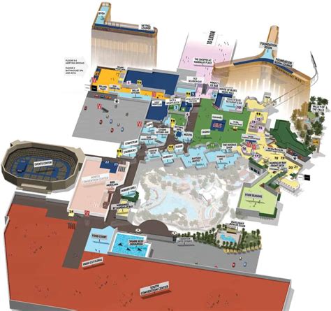 Map Of Mandalay Bay