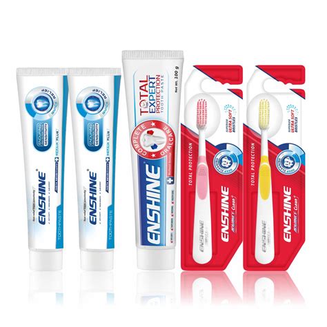 Buy Enshine Oral Care Combo Pack of 5- Sensitive Toothpaste ((2)50g ...