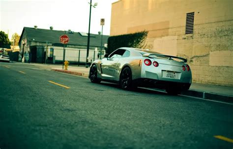 Download wallpaper the city, Nissan, GT-R, Nissan, R35, section cars in ...