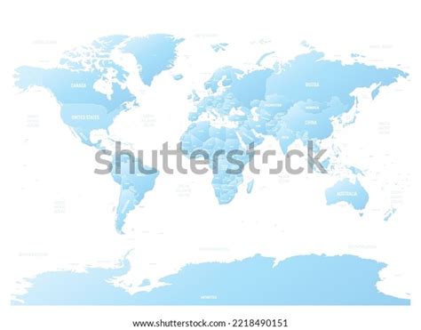 Detailed Labeled World Map 的图像结果