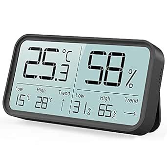 Digital Hygro-thermometer Indoor Thermometer Hygrometer, Temperature ...