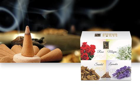 Zed Black Dhoop Cones Boxes (Rose, Mogra, Sandal and Lavender) - Pack ...