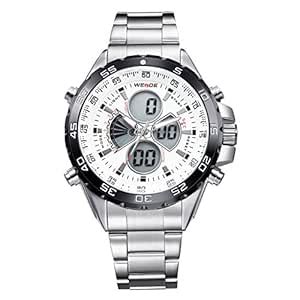 Weide Analog-Digital White Dial Men's Watch - WH1103-2C : Amazon.in ...