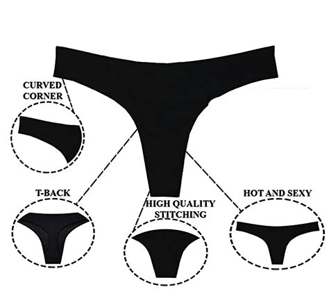 Buy Glus Women Cotton Ribbed Thong Panties for Everyday Wearing Thong ...