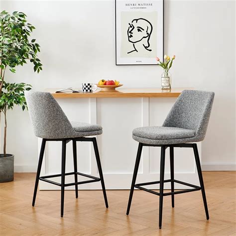 Grey Color Mccain Bar Stool – Decors Mantra