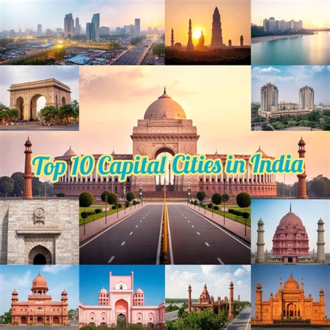 Top 10 Capital Cities in India - FACT Philia