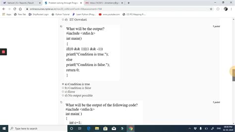 Image result for Week 5 Assignment NPTEL Problem Solving through Programming in C