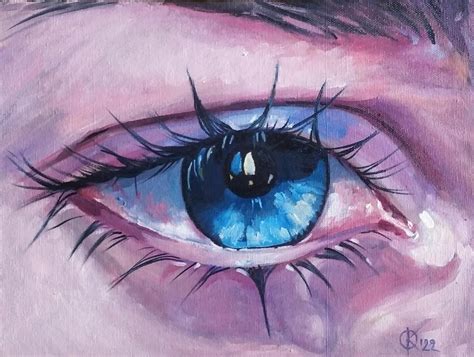 Sad Blue Eyes Drawing