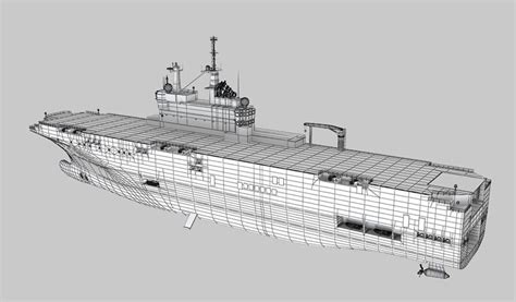 Mistral Class 3D Model 的图像结果