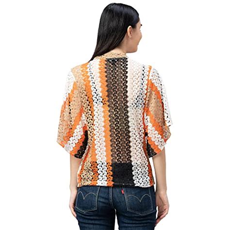 Buy Globus Women Multicolor Self Design Shrug at Amazon.in