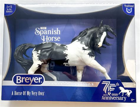 Breyer Esprit - 75th Anniversary Spanish Horse (15th Birthday) – Triple ...