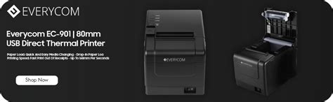 Everycom EC-901 80mm | 3 Inches USB+LAN Interface Thermal POS Receipt ...