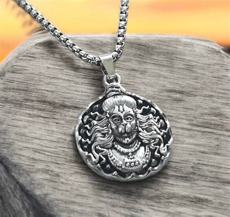 Lord Hanuman Ji Inspired Pendent Necklace Chain – Frolics India