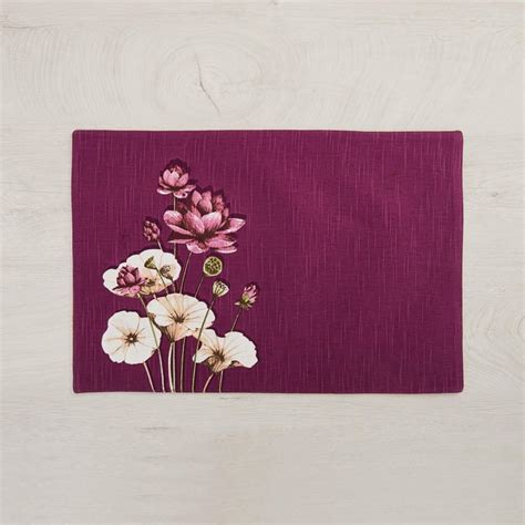 Buy Meadows Bouquet Textured Placemat from Home Centre at just INR 249.0