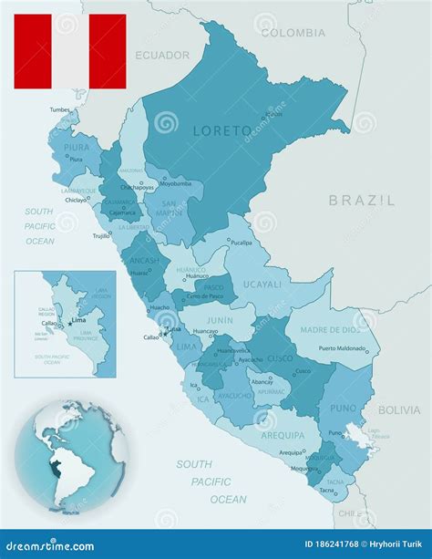Country Map Of Peru