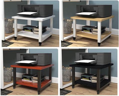 Buy Printer Stand Mobile Printer Cart Printer Rack Mobile Floor Office ...