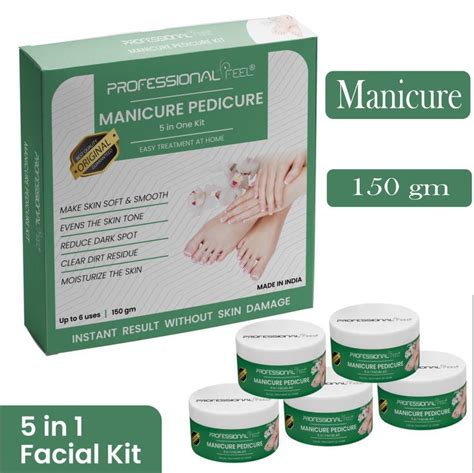 PROFESSIONAL FEEL Manicure Pedicure facial kit for woman skin whitening ...