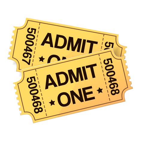 Tickets, Entry, Passes, Admission, Event PNG