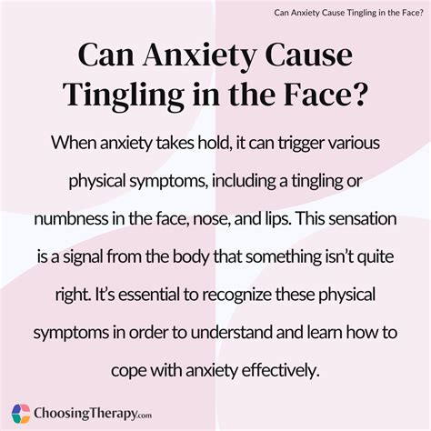 Can Anxiety Cause Numbness in the Face?